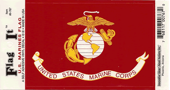 Decal, Marine Corps Flag