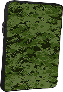 Laptop/Tablet Sleeve: Digital Camp Print(for laptop, tablet, iPad) 				