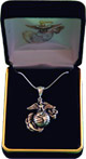 Necklace, Eagle Globe and Anchor