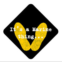 Key Chain, Double-Sided: Yellow Footprints
