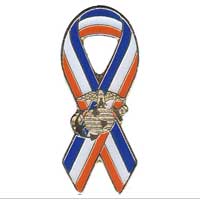 Lapel Pin, Ribbon with EGA