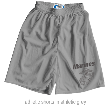 _Athletic Shorts: Line-Drawn EGA (Unisex)