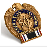 Lapel Pin, Vietnam War POW/MIA Commemorative Insignia