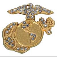 Lapel Pin, Bling EGA