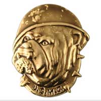 Lapel Pin, USMC Bulldog