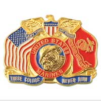 Lapel Pin, These Colors Never Run