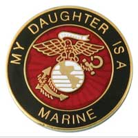 Lapel Pin, My Daughter is a Marine