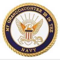 Lapel Pin, US Navy Granddaughter