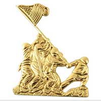 Lapel Pin, Iwo Jima