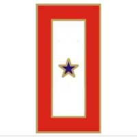 Lapel Pin, Service Flag, 1 Blue Star - Small