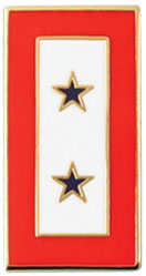 Lapel Pin, Service Flag, 2 Blue Stars