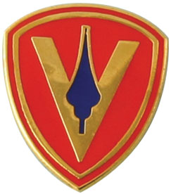 Lapel Pin, 5th Marine Division