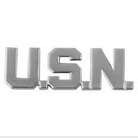Lapel Pin, U.S.N. Initials