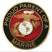 Lapel Pin, Proud Parent of a Marine