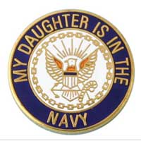 Lapel Pin, US Navy Daughter