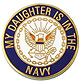 Lapel Pin, US Navy Daughter