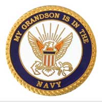 Lapel Pin, US Navy Grandson