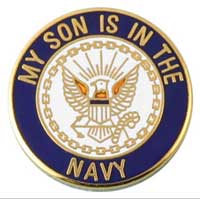Lapel Pin, US Navy Son