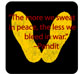 Magnet: Pandit Quote on Yellow Footprints