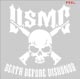 Decal, White Vinyl, Death Before Dishonor