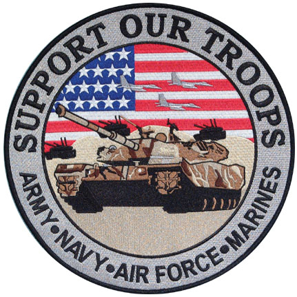 Patch, Xtra Size: Support our Troops