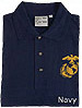 Polo, Navy w/ Embroidered EGA