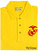 Polo, Yellow w/ Embroidered EGA