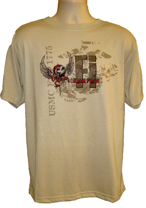 Printed Shirt: Semper Fi 'Til I Die