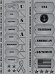 Sticker, Cardstock, Dog Tag U.S.A.