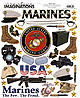 Stickers, Marine Corps Objects