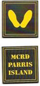Scrapbooking, Yellow Footprints Parris Island