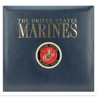 Album, 12x12 Leather, Marines