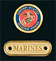 Medallion Charms, Marines (2-piece)