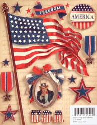 Embellishment, Grand Adhesions, American Flag