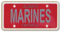 Embellishment, License Plate, Marines