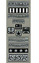Embellishment, Metal-look, Marines 2