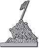 Embellishment, Laser Cut, Iwo Jima