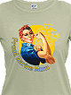 Printed Shirt: Customizable Rosie the Riveter (Short Sleeve)