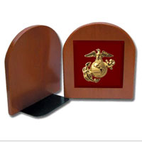 Bookends: Eagle, Globe and Anchor