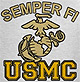 Printed Shirt: Customizable USMC Semper Fi (Short Sleeve)