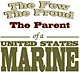 Printed Shirt: The Parent of a US Marine (Short Sleeve)