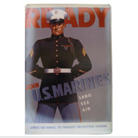 Vintage Sign: Ready Marines