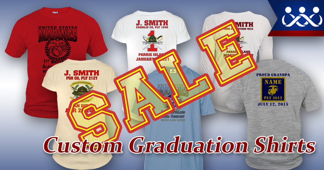 ON SALE Custom Marine Graduation Shirts