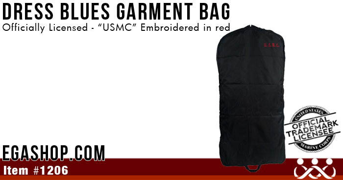 Dress Blue Garment Bag