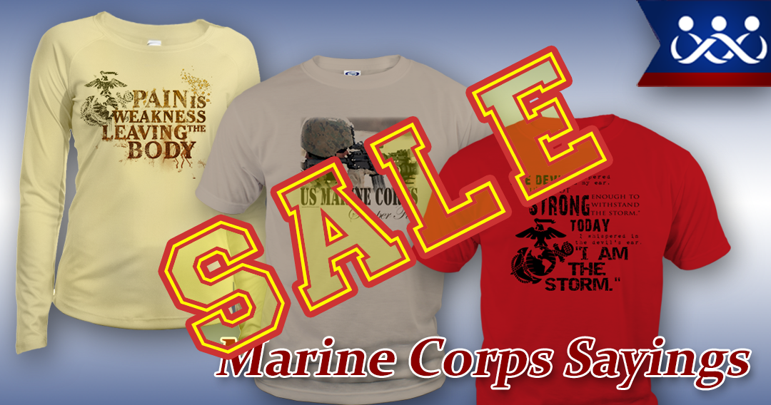 SALE Marine Corps Designs on Your Choice of Shirts