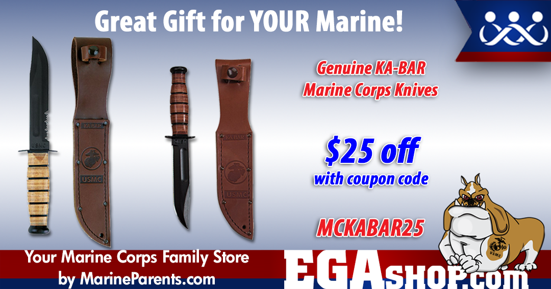 Sale for Marine Corps Family Day at the EGA Shop