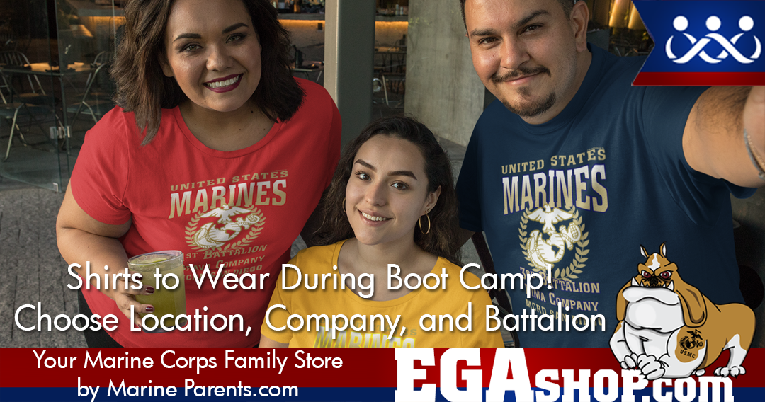 Wear these shirts to support your recruit in boot camp!