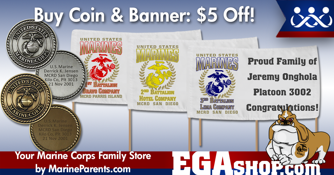 Sale on Marine Corps T-Shirts at the EGA Shop