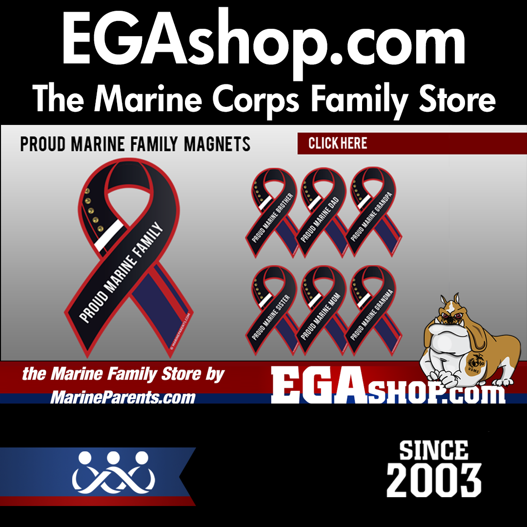 Dress Blue Ribbon Car Magnet