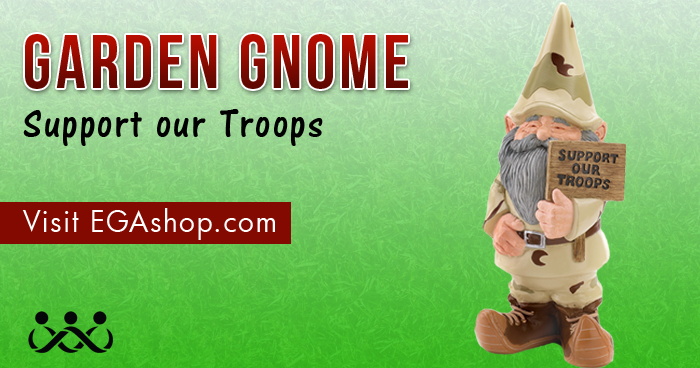 Military Garden Gnome